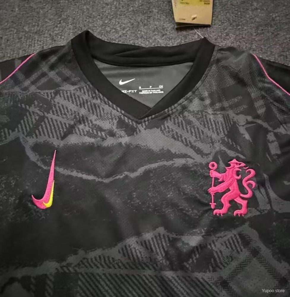 Chelsea 24-25 Third Black Soccer Jerseys -Fans Version