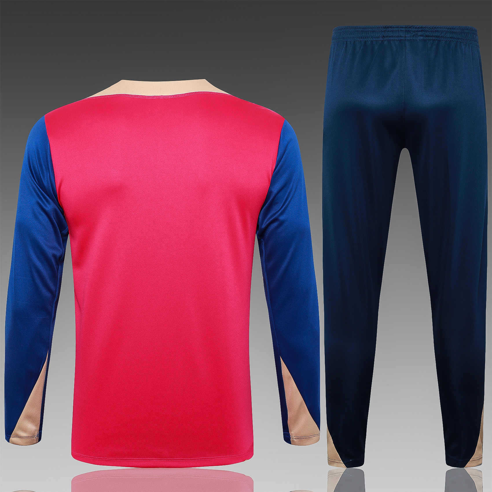 Barcelona 24/25 kids  Long sleeves half-zip training suit Top + pants