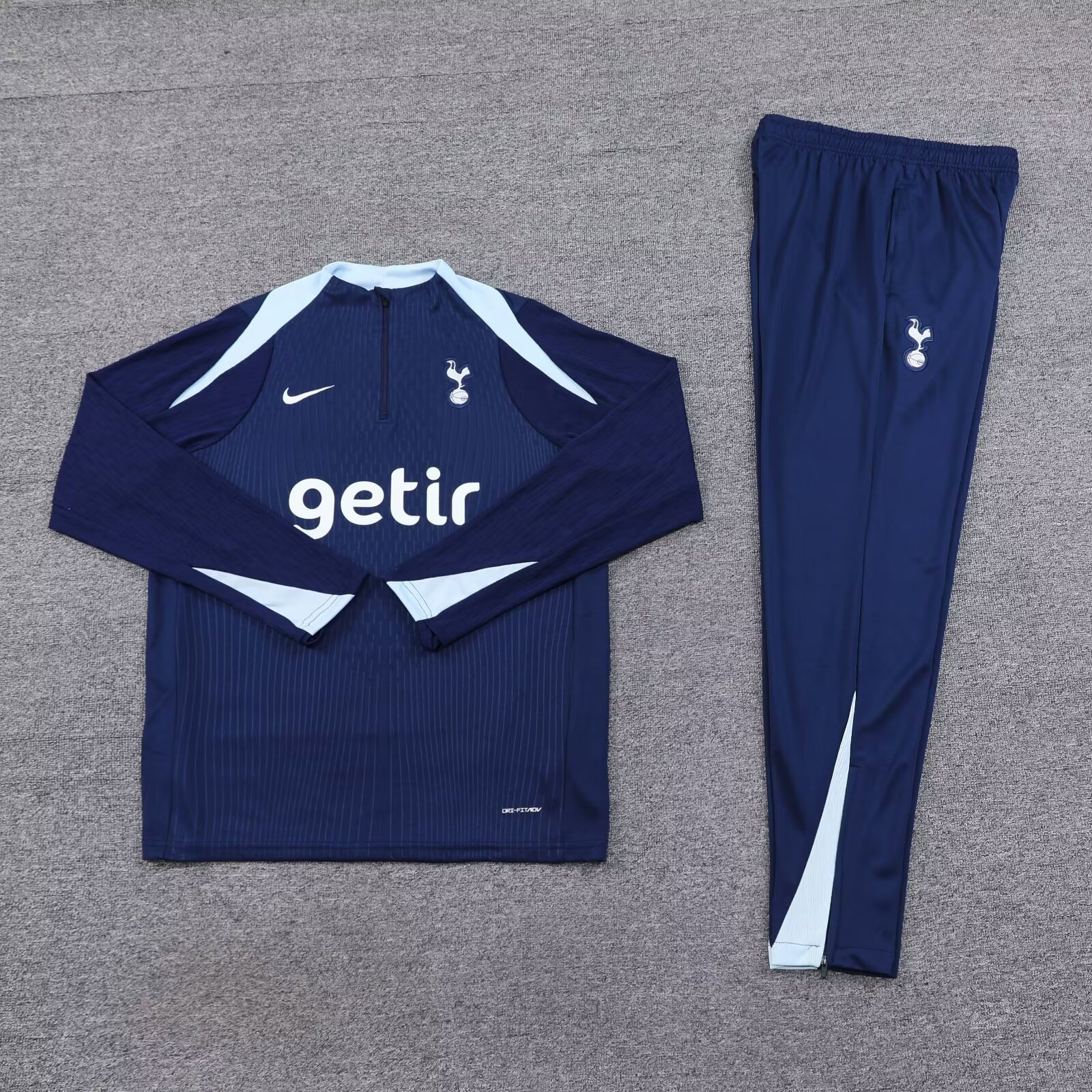 Tottenham 24-25 KIDS Long sleeves half-zip training suit Top + pants