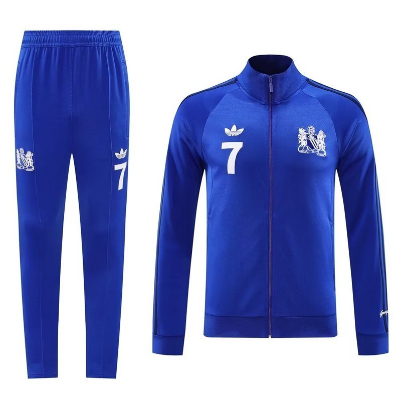 Manchester United 24-25 Adults Long Zipper Training Jersey  top + pants