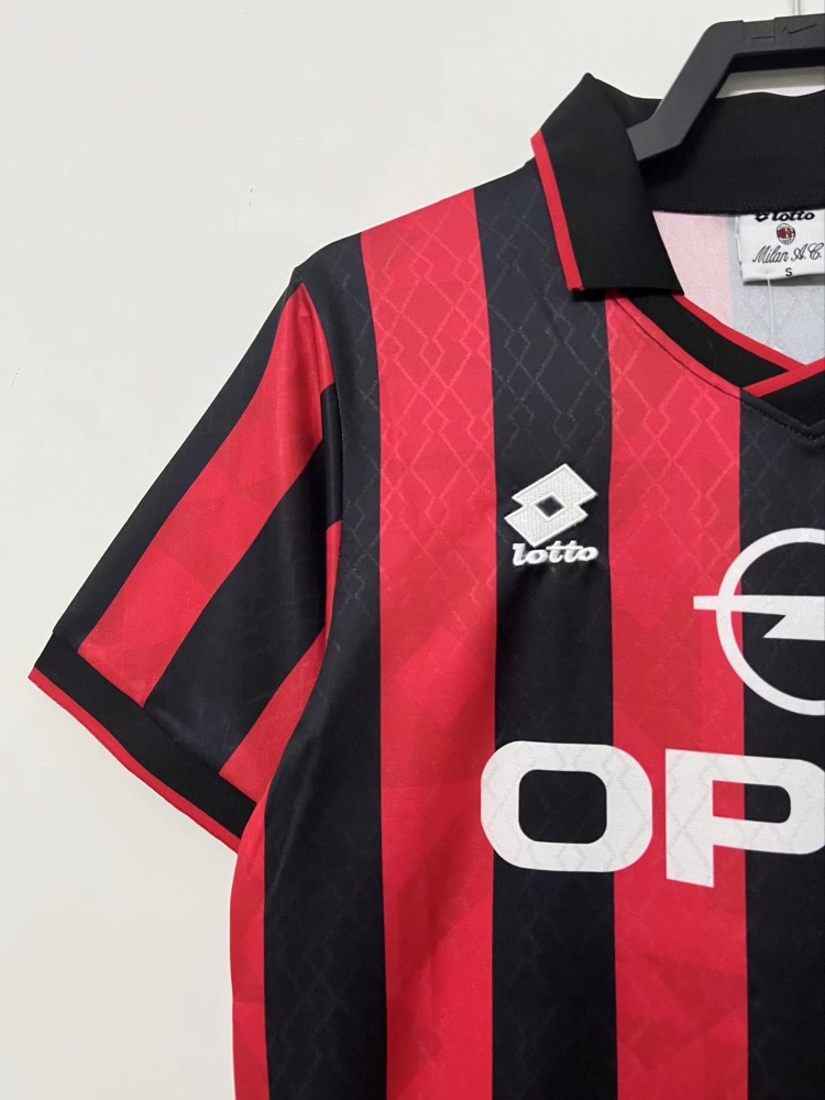 AC Milan Retro 1995-1996 season home jersey