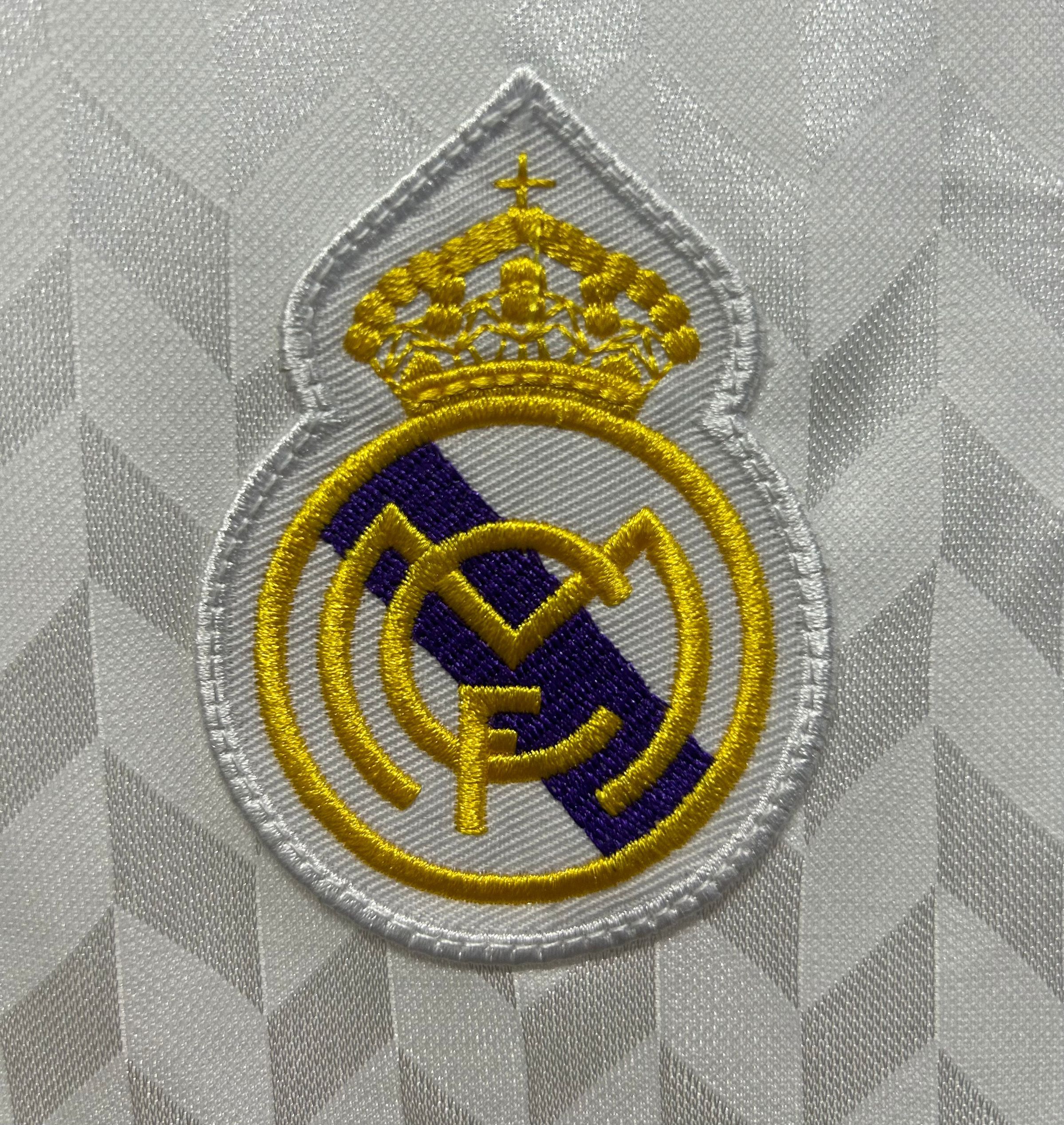 Real Madrid Retro 1986-1987 home court jersey