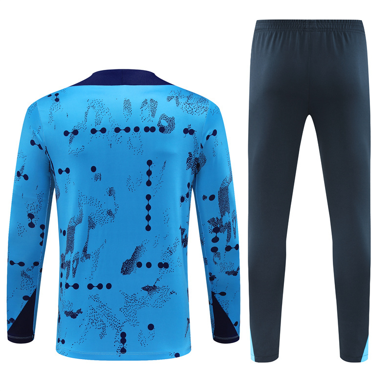 Chelsea 24-25 kids Long sleeves half-zip training suit Top + pants