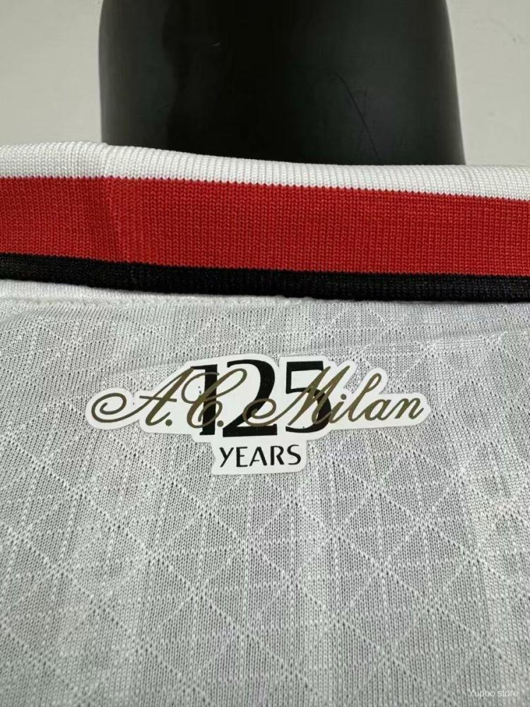 AC Milan Away White Jersey-Player Version