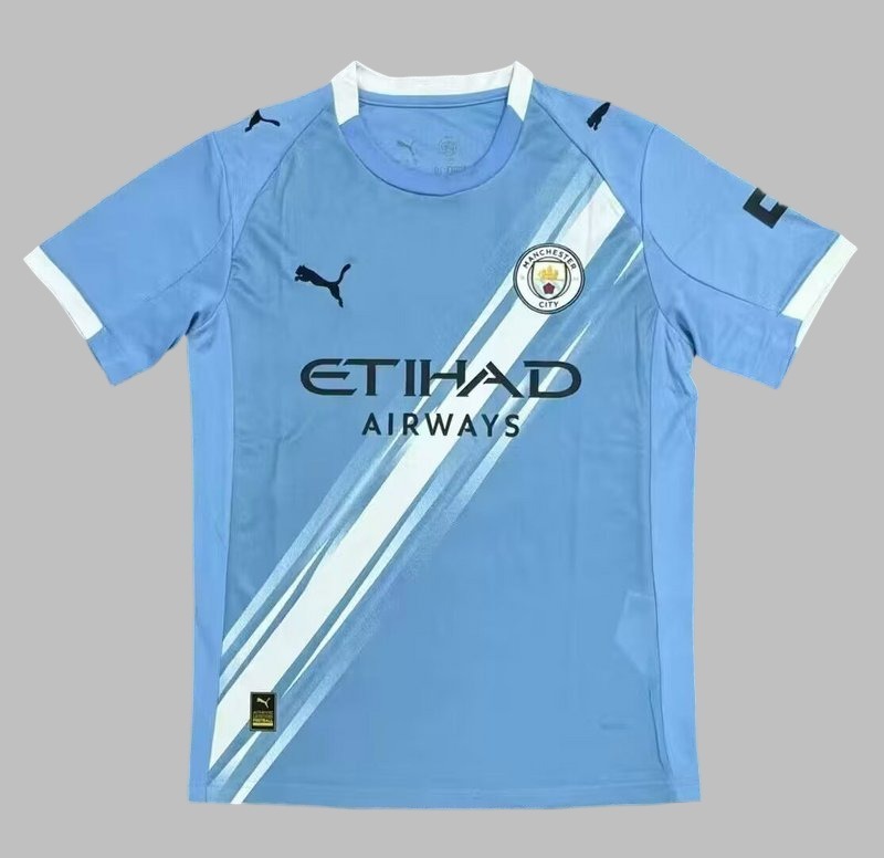 Manchester City 25/26 Home Jersey- Fans Version
