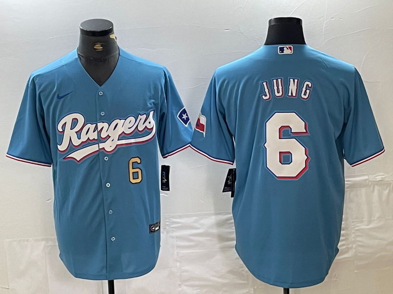 MLB Texas Rangers baseball uniform