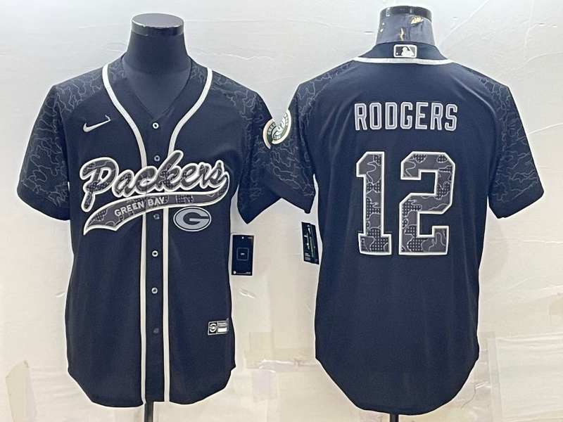 NFL Packers City Royals RODGERS No. 12  baseball uniform