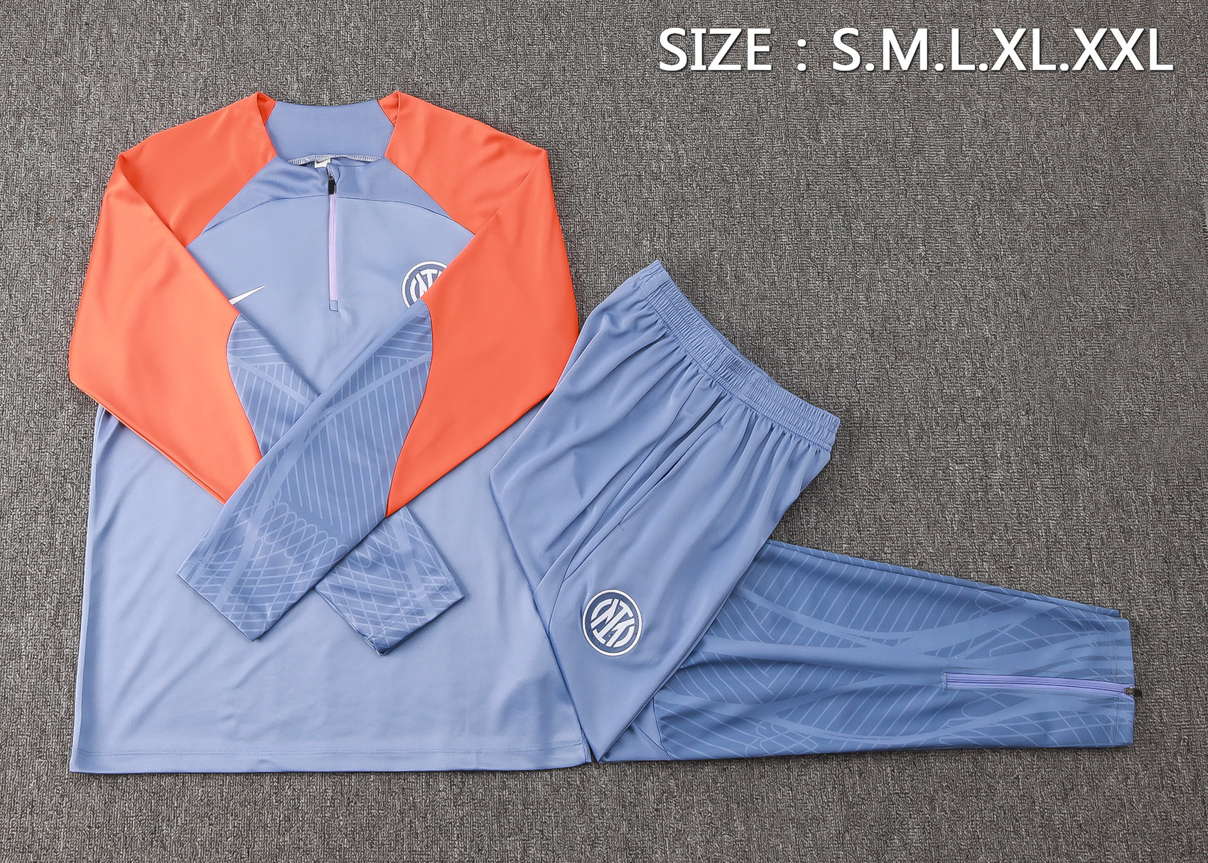 Inter Milan 24-25 adult  half-zip training suit Top + pants