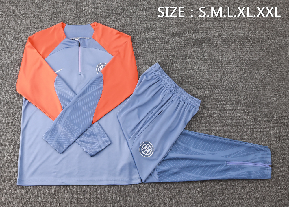 Inter Milan 24-25 adult  half-zip training suit Top + pants