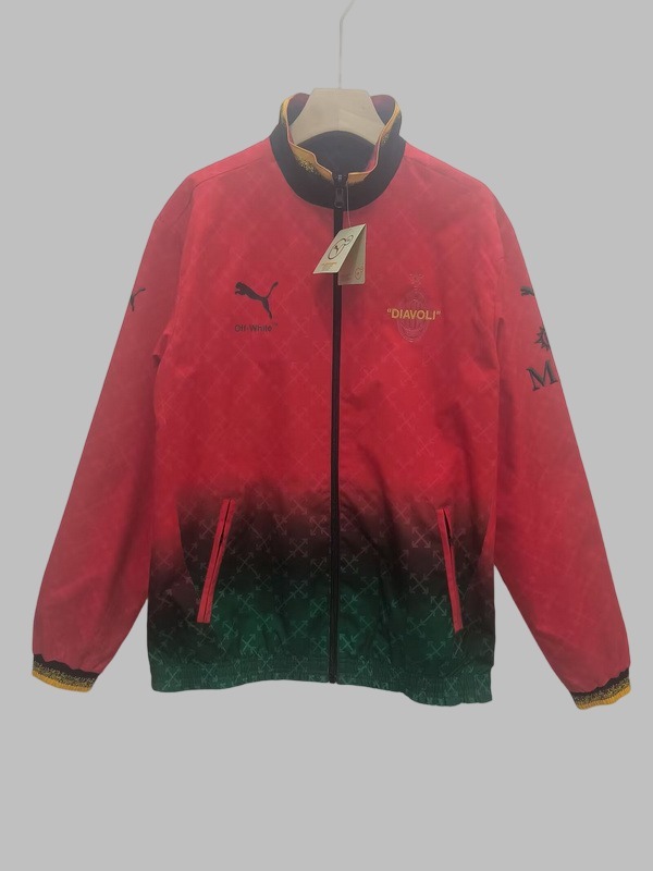 AC Milan 24-25 Long-Sleeve Zipper Windbreaker