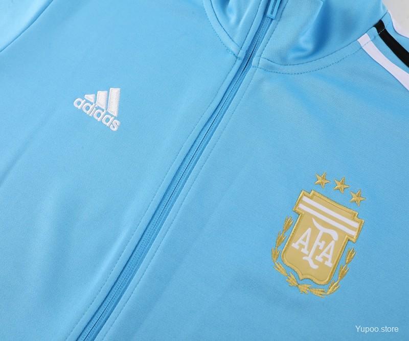 Argentina 24/25 Adults Long Zipper Training Jersey top + pants