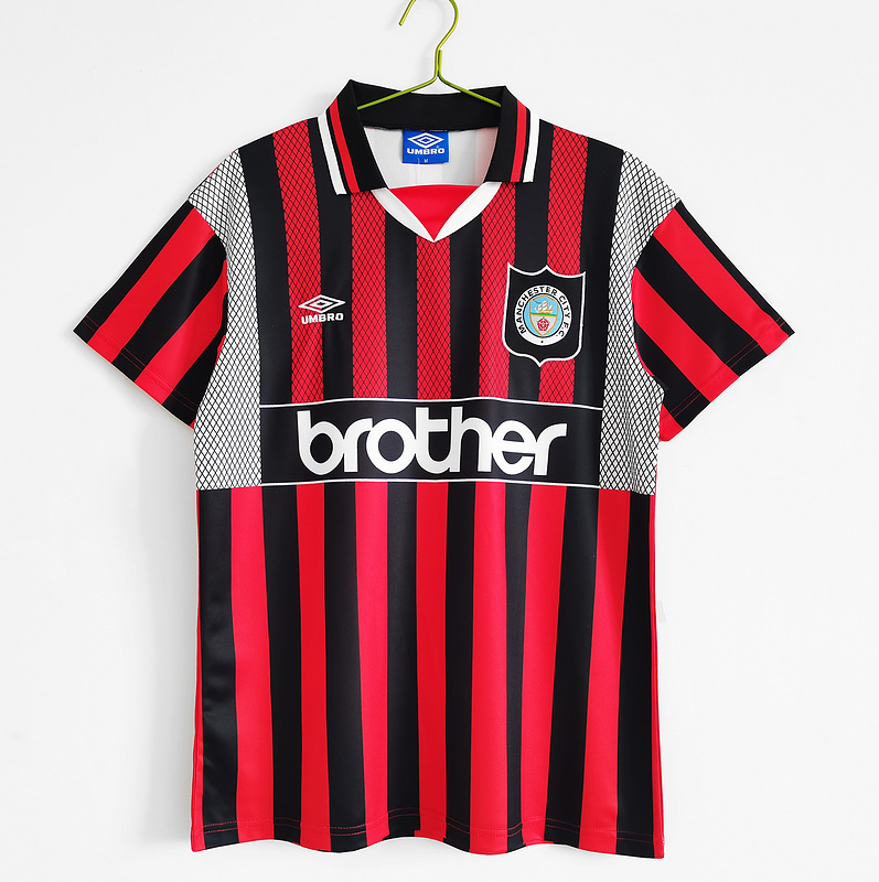 Manchester City Retro 1994-96 Away Stadium Jersey