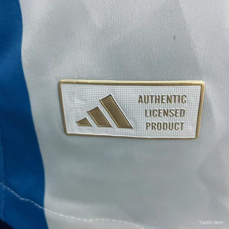 Argentina 24/25 Long Sleeve Home Jersey -Player Version