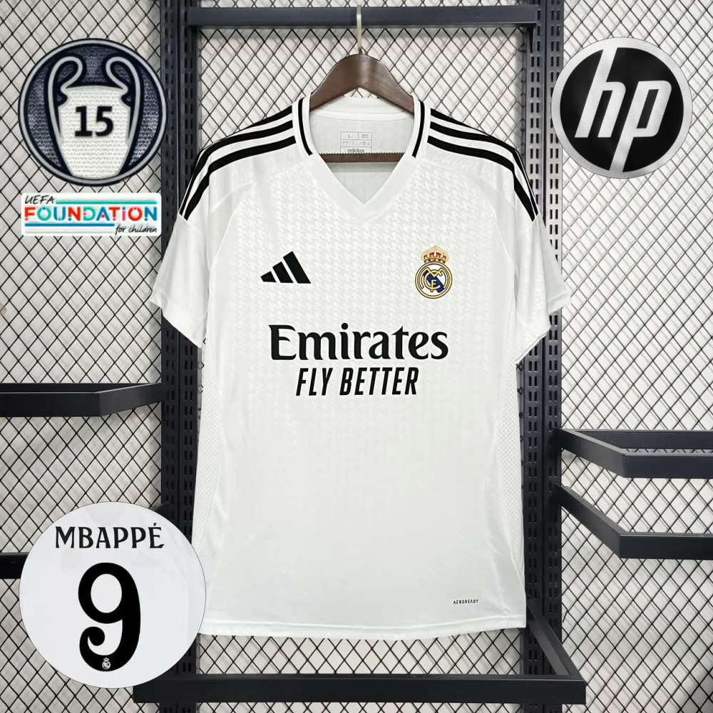 Real Madrid 24-25 Home Stadium Jersey - Fans Version