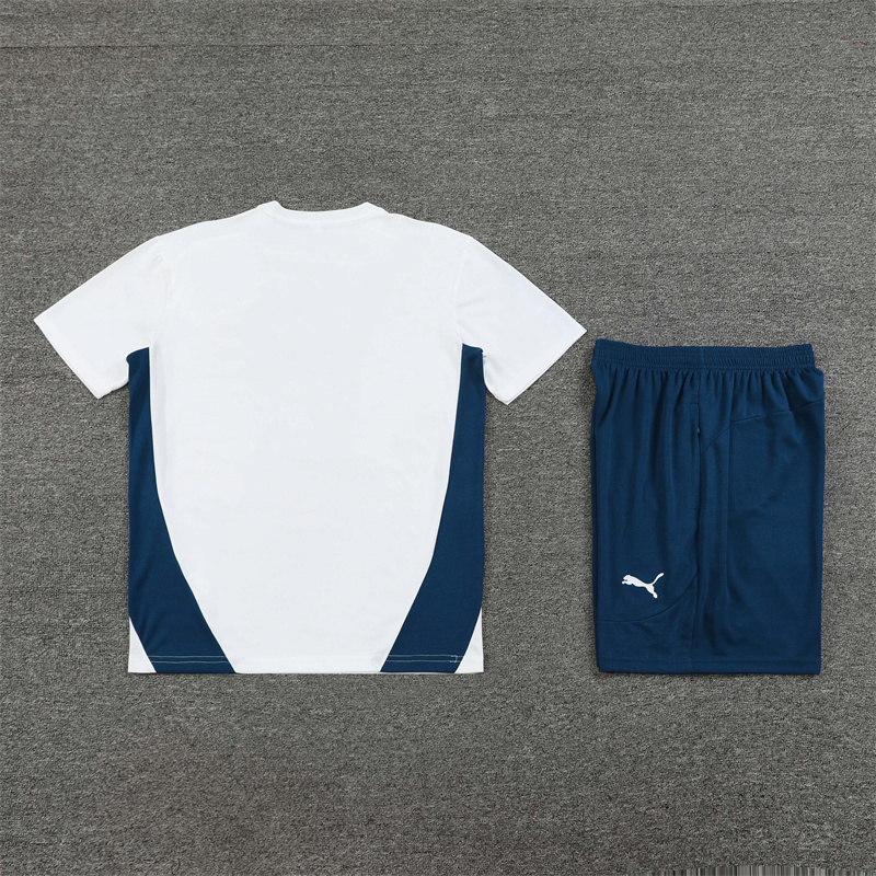 Olympique Marseille 24/25  Adults Training Soccer Jerseys Short Short sleeves+bottoms