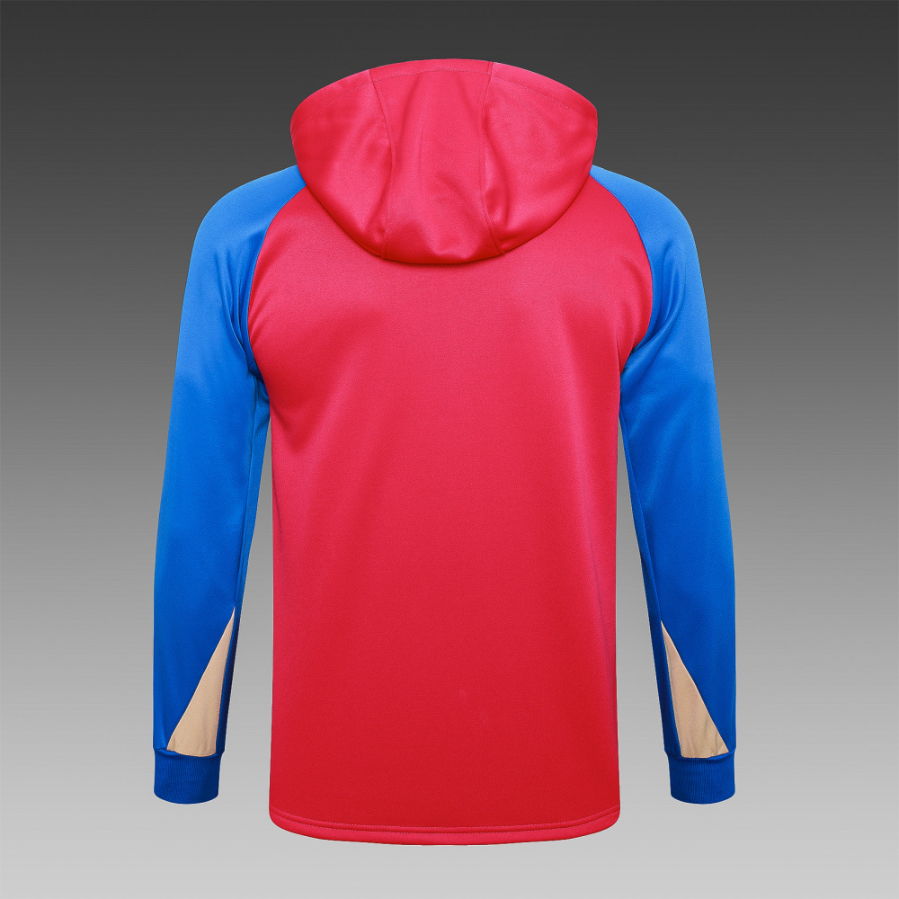 Barcelona 24/25 Adults Long sleeves half-zip cap training suit Top + pants