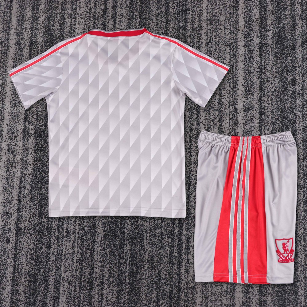 1989-91 Liverpool Away Kids Retro Kit