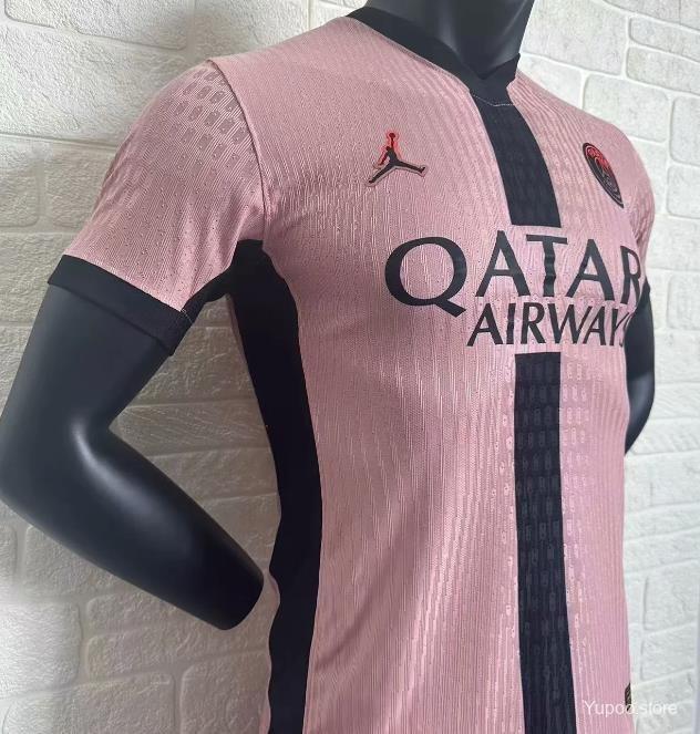 PSG 24/25 Player Version Third Pink Jersey