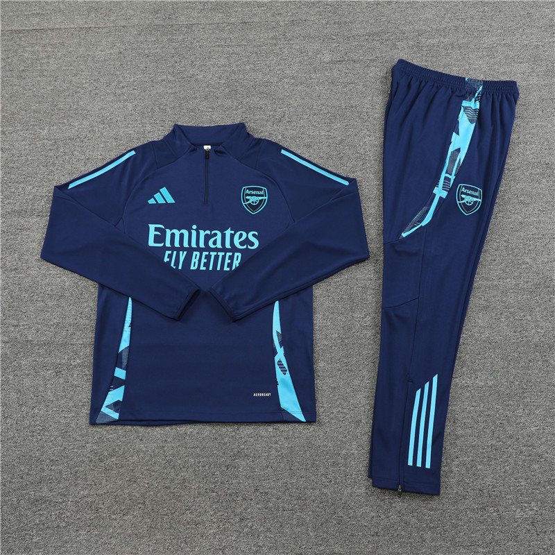 Arsenal 24/25 Adults  Long sleeves  half-zip training suit Top + pants