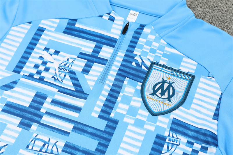 Olympique Marseille  24/25 Adults Long sleeves half-zip training suit Top + pants