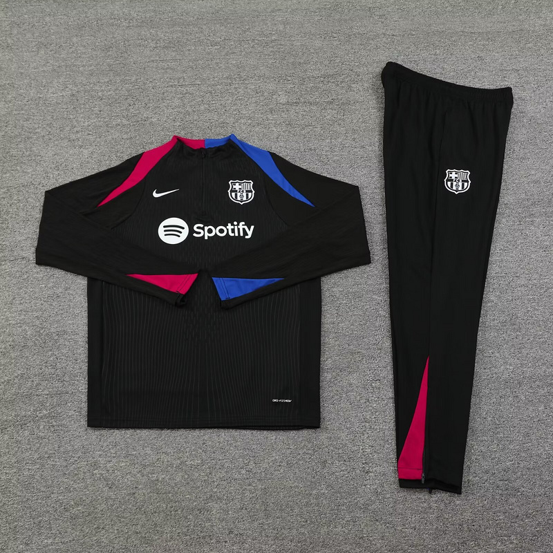 Barcelona 24/25 Adults  Long sleeves half-zip training suit Top + pants