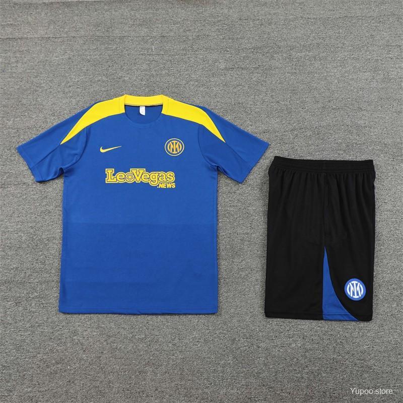Inter Milan 24/25 Kids  Short Sleeve Jersey+Shorts