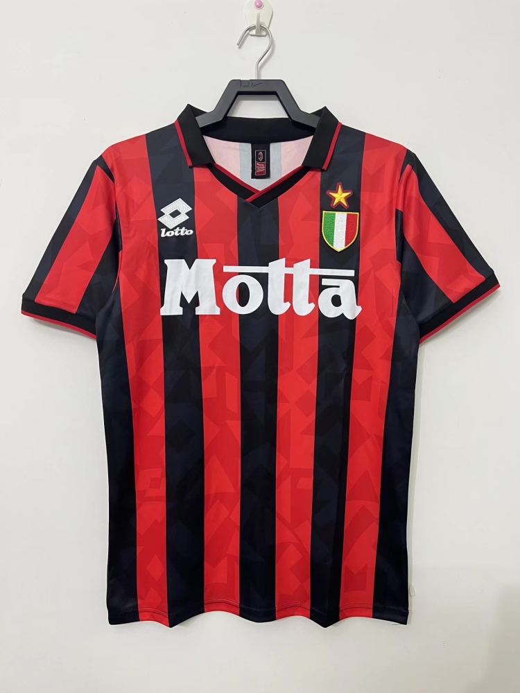 AC Milan Retro 1993-1994 season home jersey