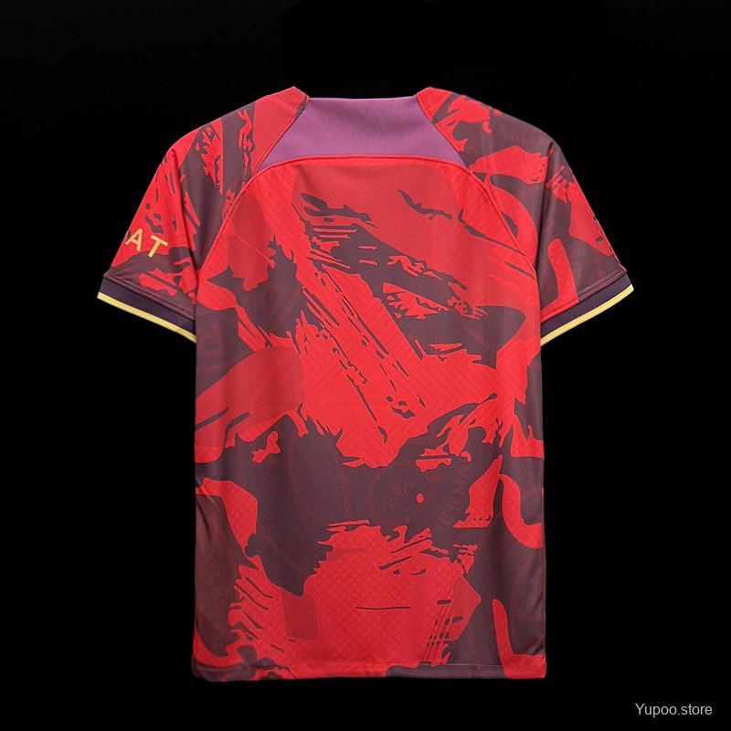 PSG 24/25  Red Special Jersey  FANS
