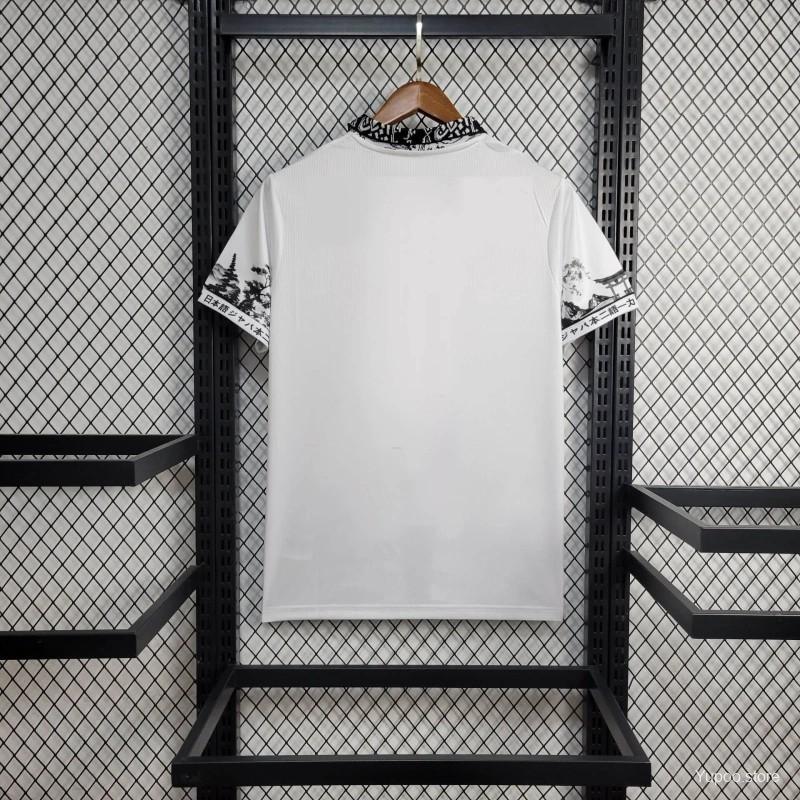 Japan 24/25 Uchiha Sasuke White Special Jersey