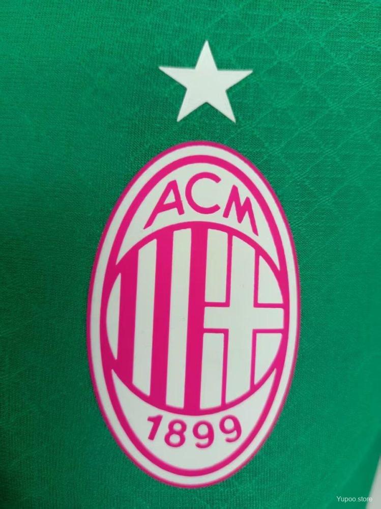 AC Milan 24/25 Green Polo Jersey-Player Version