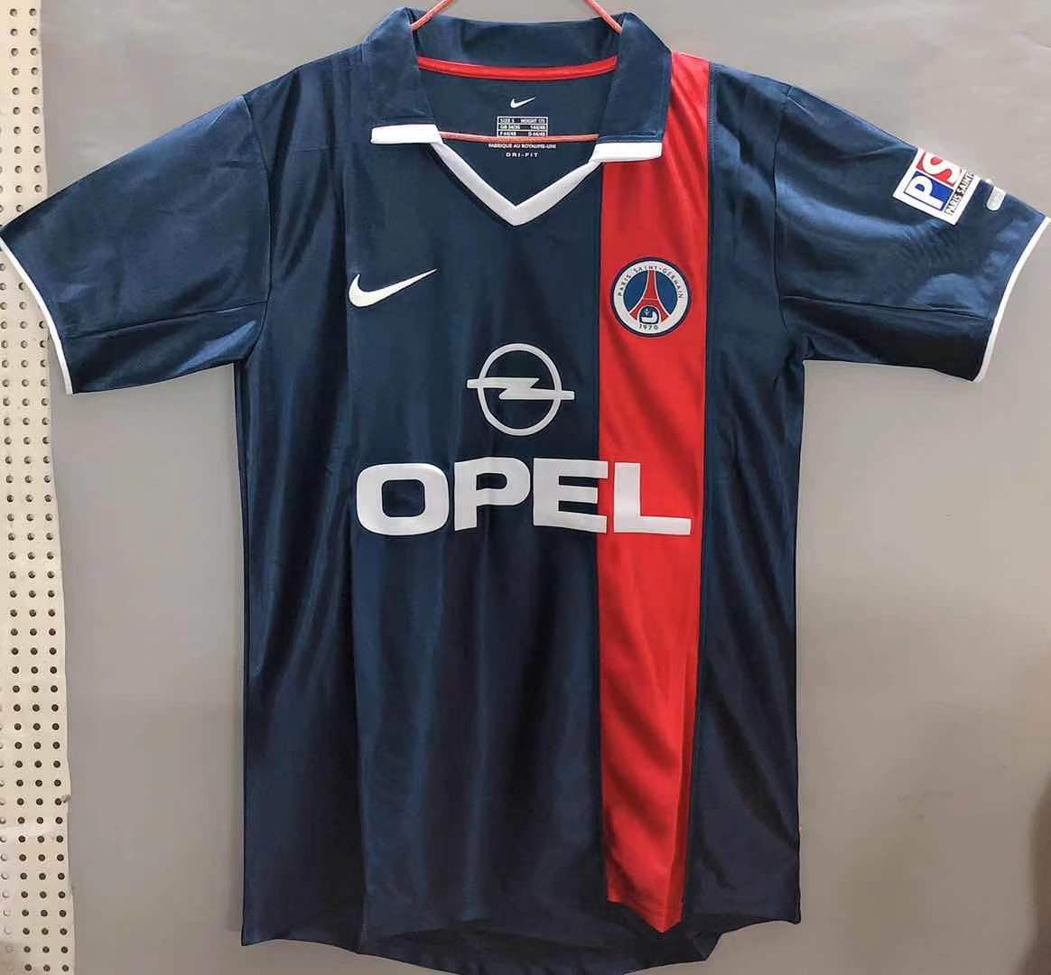 PSG 2001 home jersey