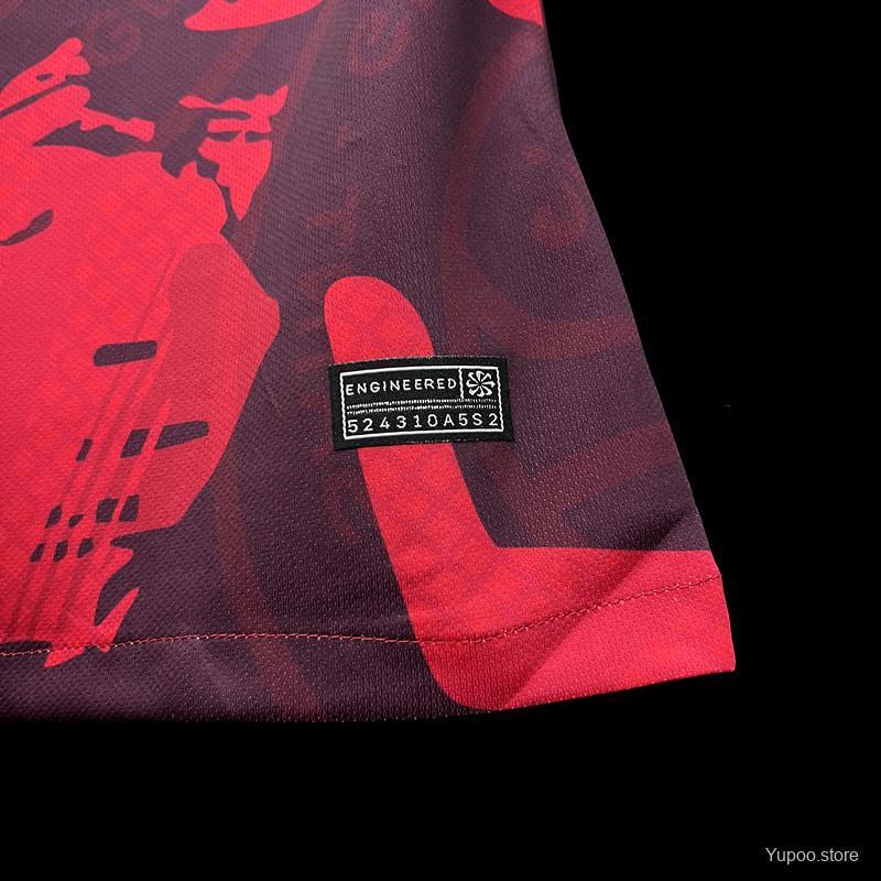 PSG 24/25  Red Special Jersey  FANS