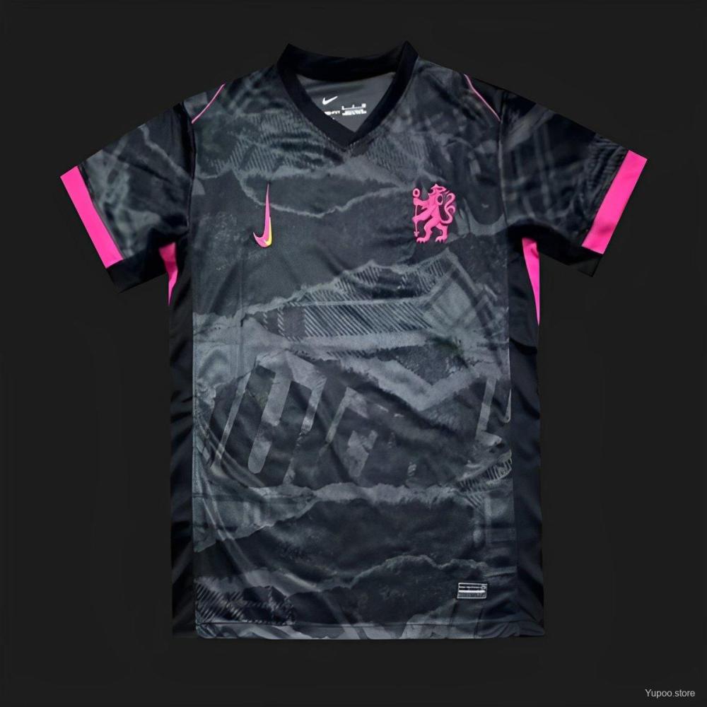 Chelsea 24-25 Third Black Soccer Jerseys -Fans Version
