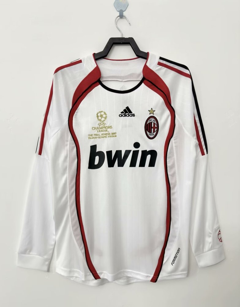 AC Milan Retro 2006-2007 Long sleeves season home jersey