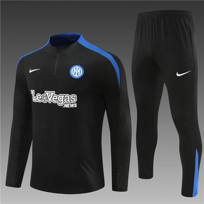Inter Milan 24-25 adult half-zip training suit Top + pants