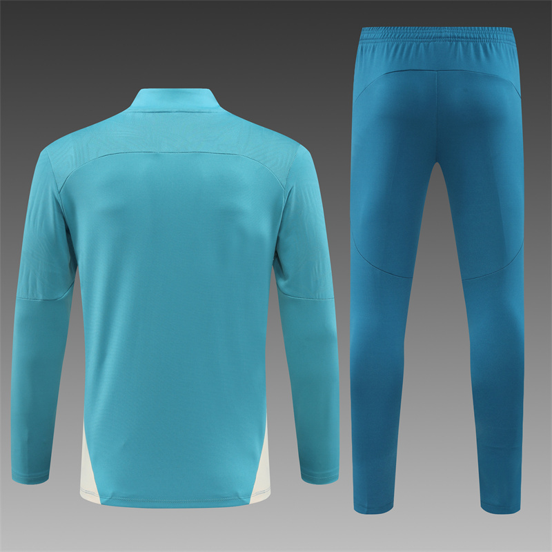 Olympique Marseille  24/25 KIDS Long sleeves half-zip training suit Top + pants