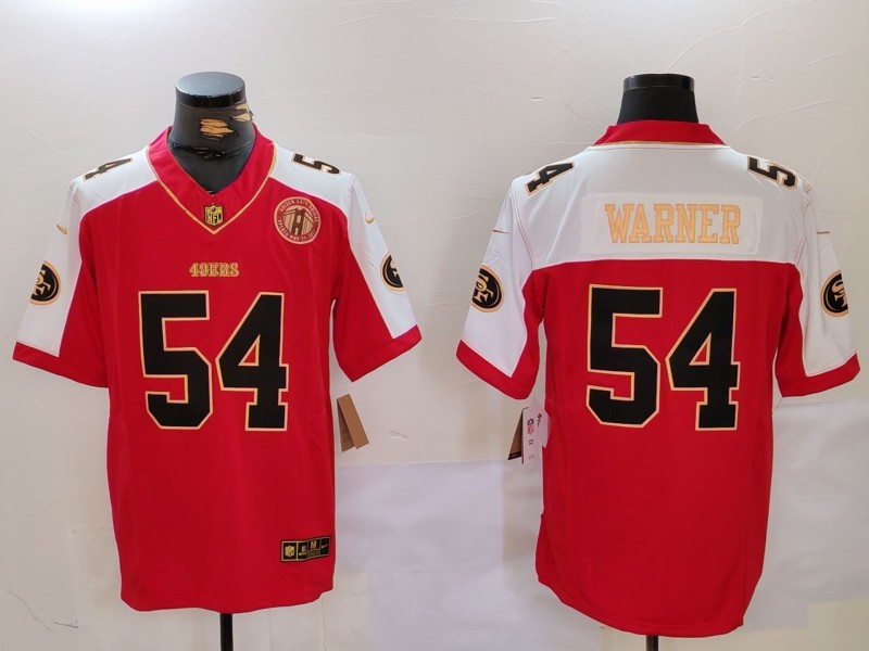 NFL 49ers City Royals WARNER No. 54  baseball uniform