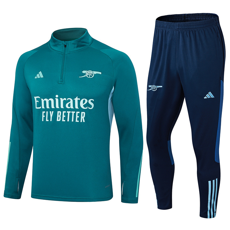 Arsenal 24/25 Adults  Long sleeves  half-zip training suit Top + pants