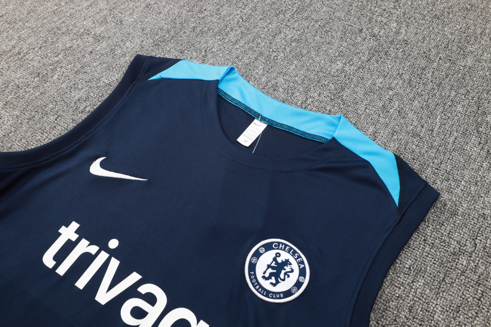 Chelsea 24/25 Adults sleeveless  Jersey+Shorts ﻿