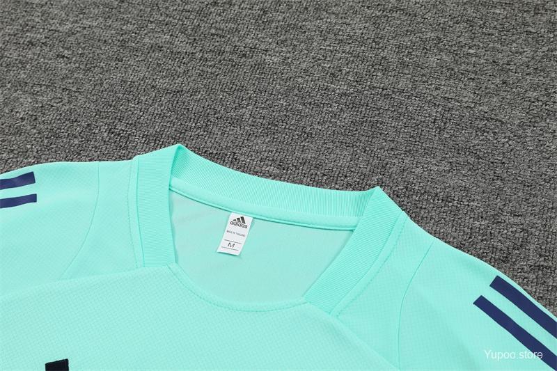 Real Madrid  24/25  Adults  Lake Blue Short Sleeve  Top + pants