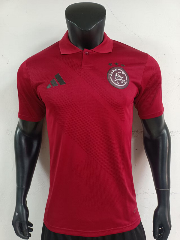 Ajax 25/26 Red Polo Jersey-Player Version