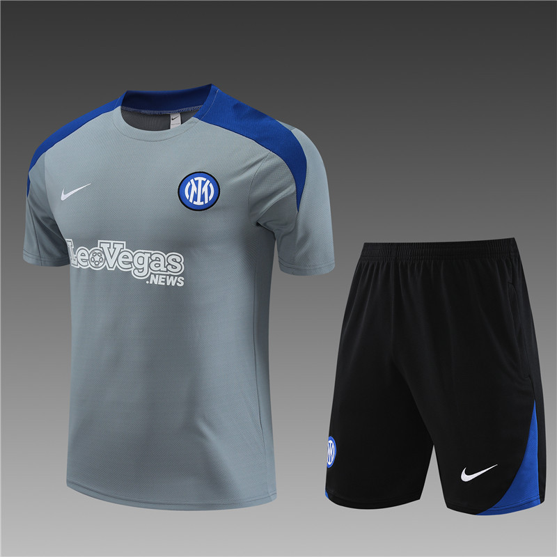Inter Milan 24/25 Kids Short Sleeve Jersey+Shorts