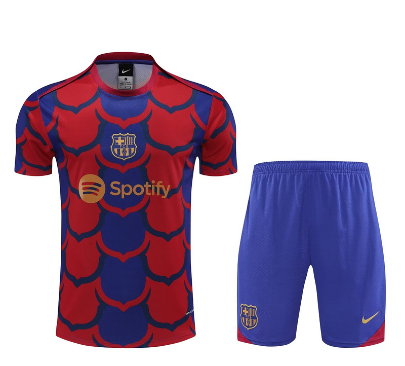 Barcelona 24/25 Adults short sleeved training suit with top and pants