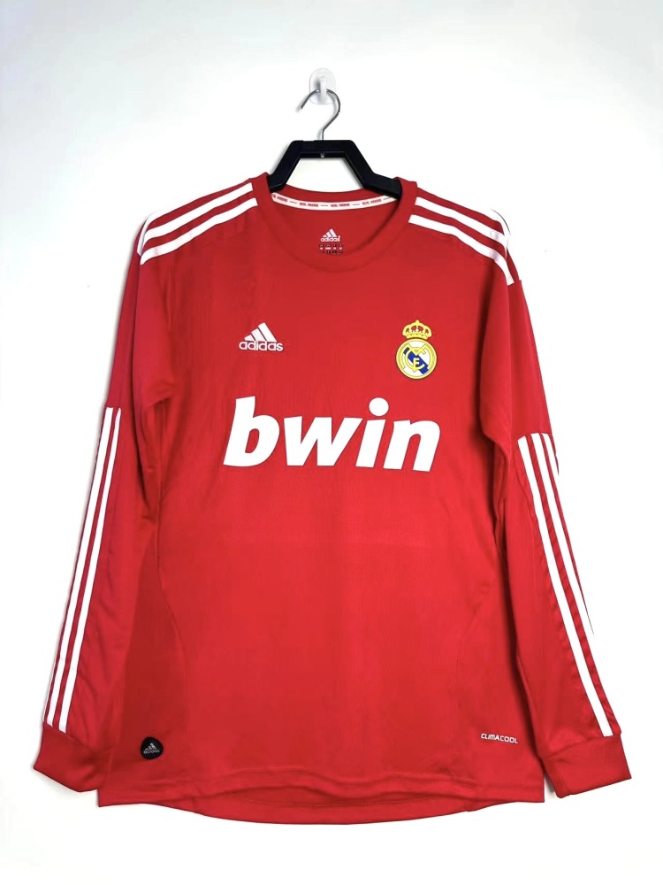 Real Madrid  Retro long sleeves 2011-2012 away jersey