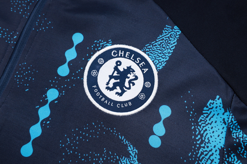 Chelsea 24/25 Adults  Long sleeves half-zip training suit Top + pants
