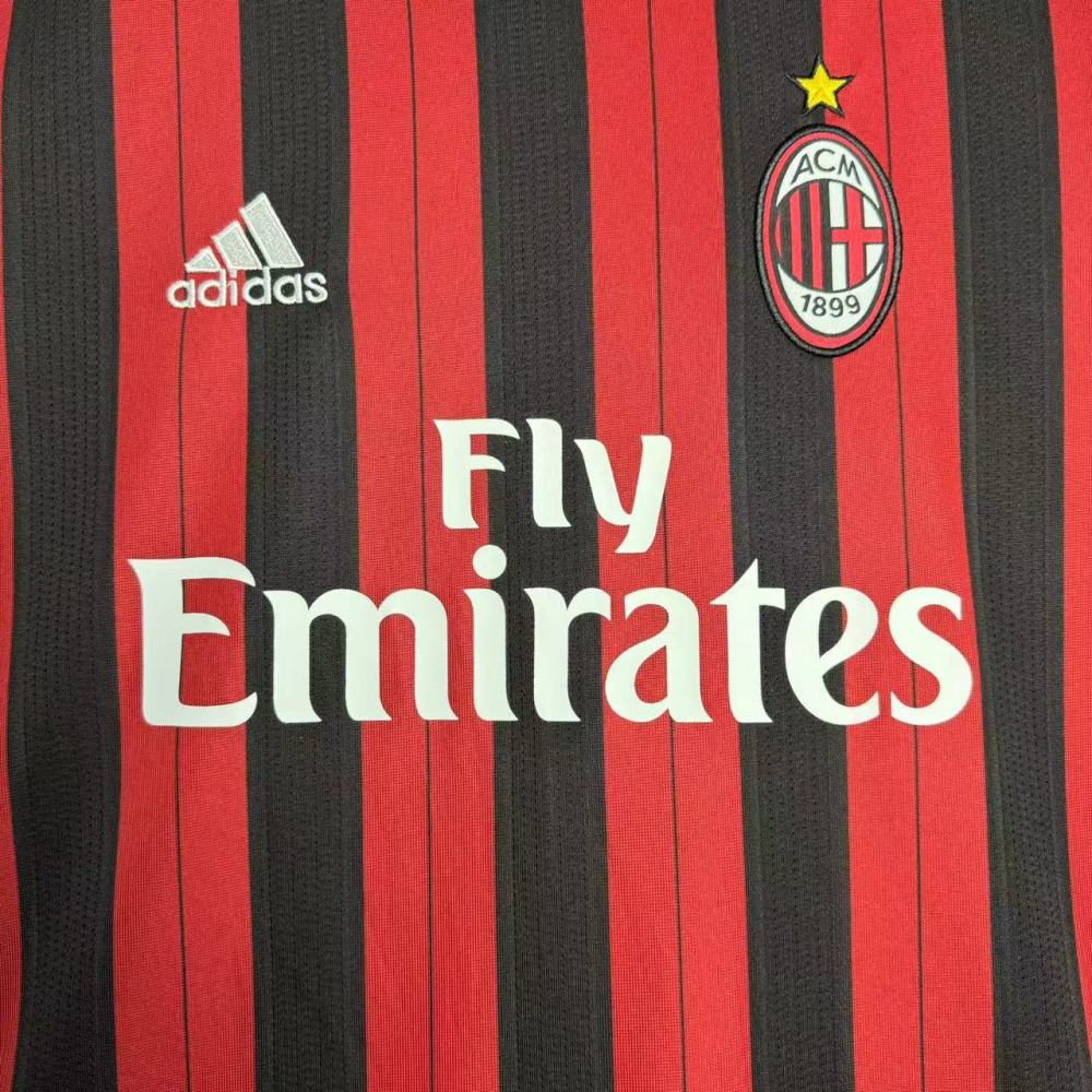 AC Milan Retro 2013-2014 Long sleeves season home jersey