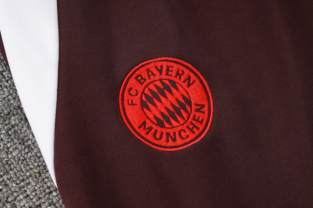 Bayern Munich 24-25 Kids Long Sleeve Half Zipper Training Coat Top+Pants