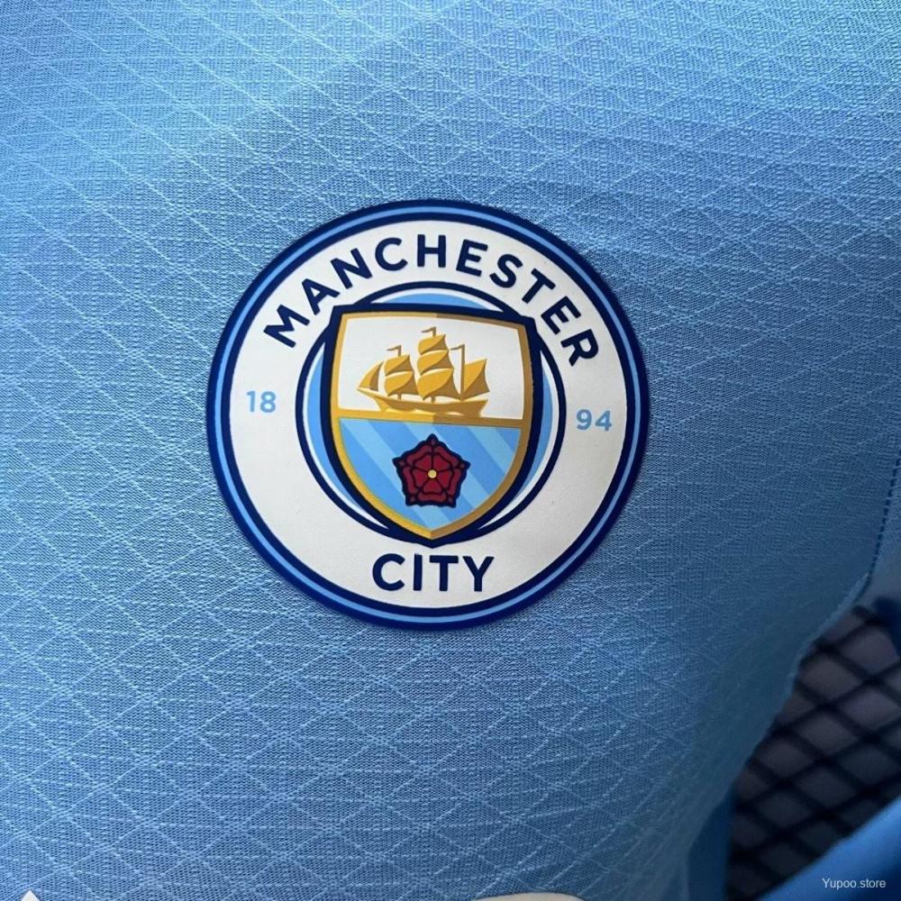 Manchester City 24/25 Home Long Sleeve Jersey Player Version