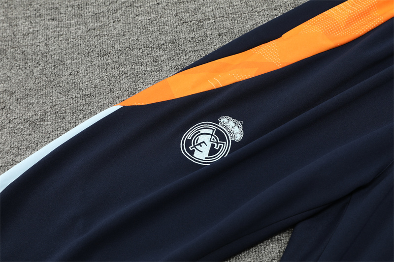 Real Madrid  24/25 Adults  Long sleeves  half-zip training suit Top + pants