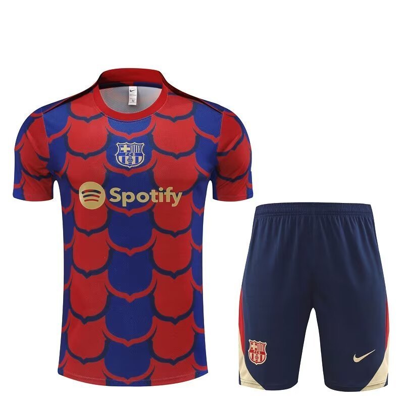 Barcelona 24/25 Adults short sleeved training suit with top and pants